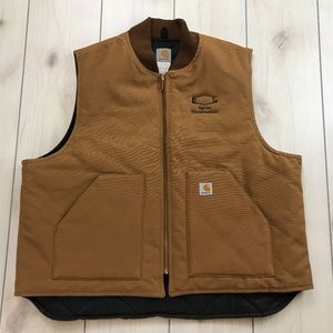 Carhartt Vest Mens 2XL Insulated Work Embroidered